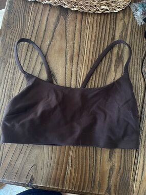 lululemon athletica Brown Stretch Scoop Bralette